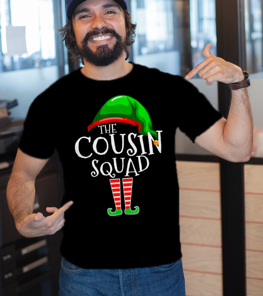 The Cousin Squad Elf Family Matching Group T-Shirt