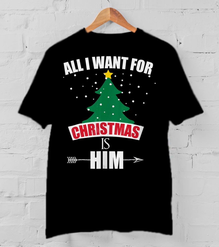 All I Want For Christmas Is Him T-Shirt