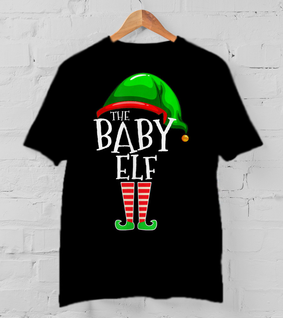 The Baby Elf Group Matching Family Christmas T-Shirt