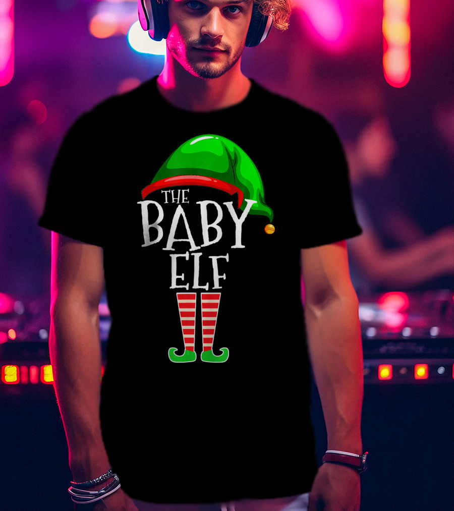 The Baby Elf Group Matching Family Christmas T-Shirt