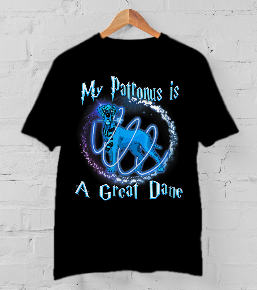 My Patronus Is A Great Dane Magical Dog T-Shirt