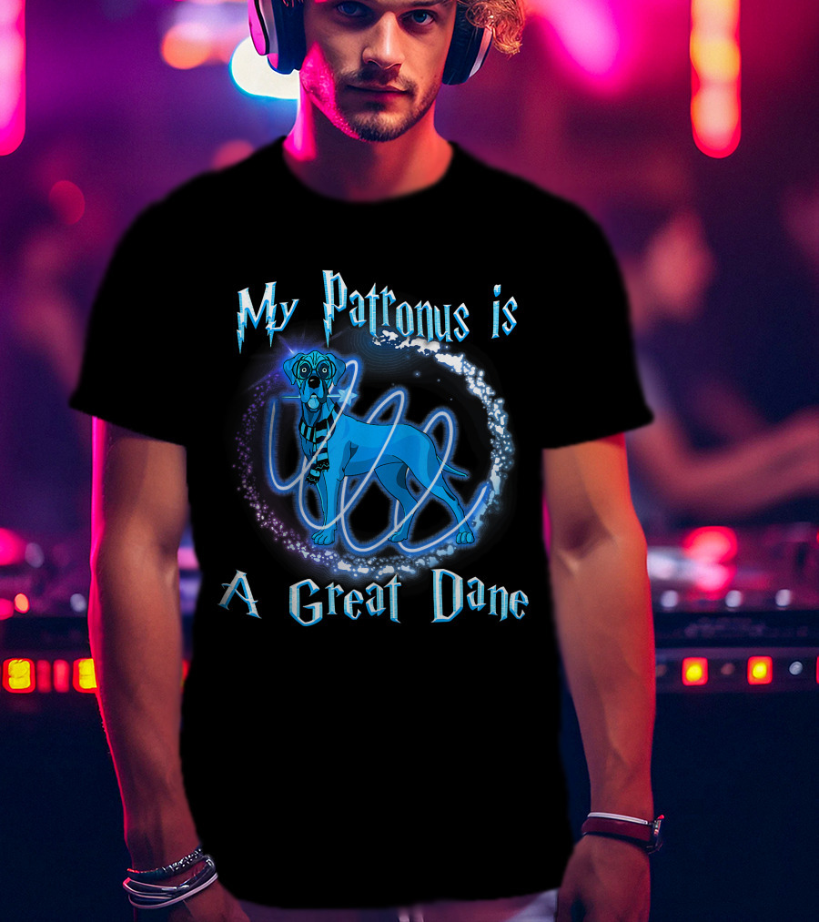 My Patronus Is A Great Dane Magical Dog T-Shirt