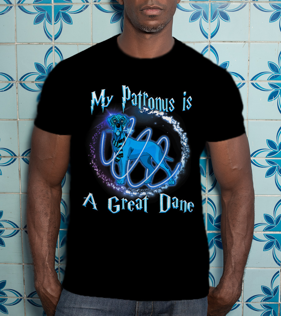 My Patronus Is A Great Dane Magical Dog T-Shirt