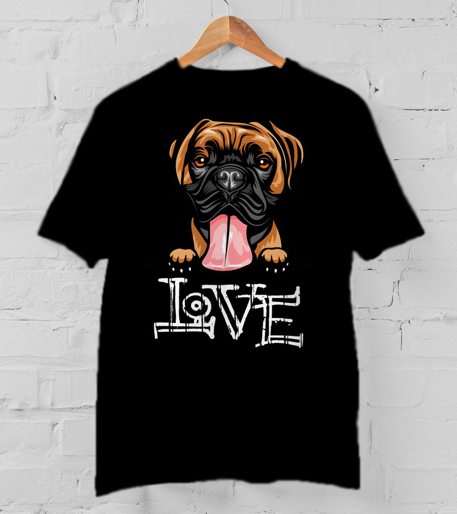 Boxer Dog Love T-Shirt