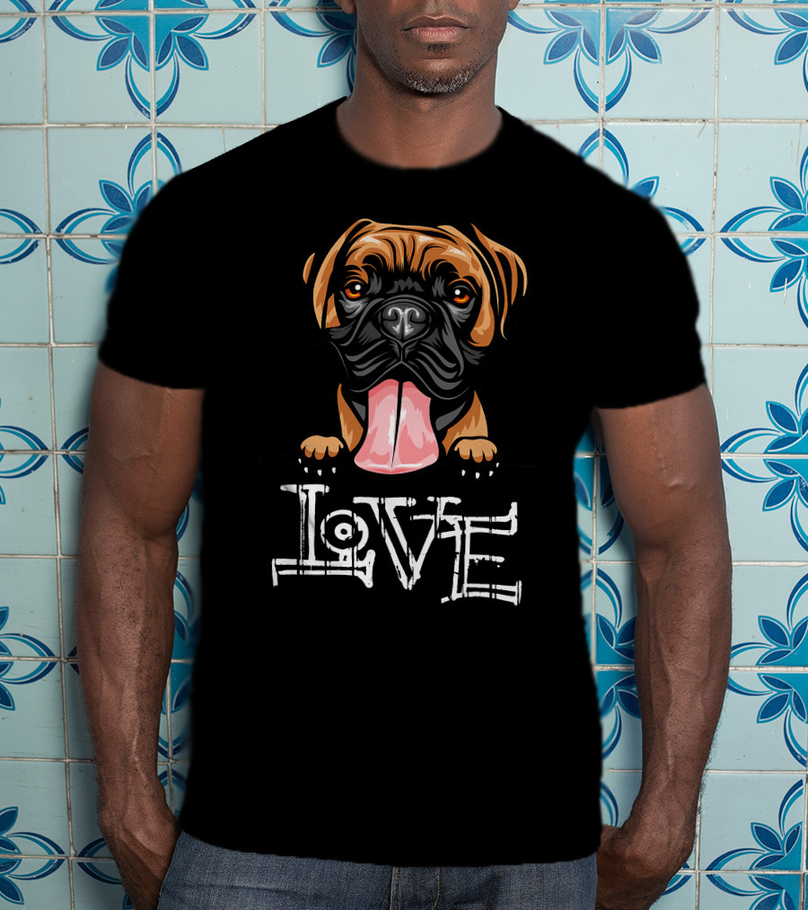 Boxer Dog Love T-Shirt