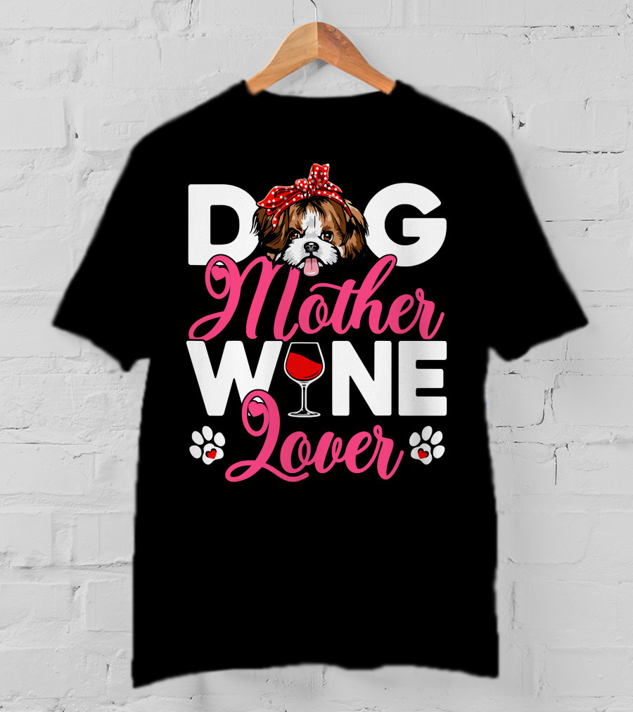 Cute Shih Tzu Dog Mother Lover T-Shirt