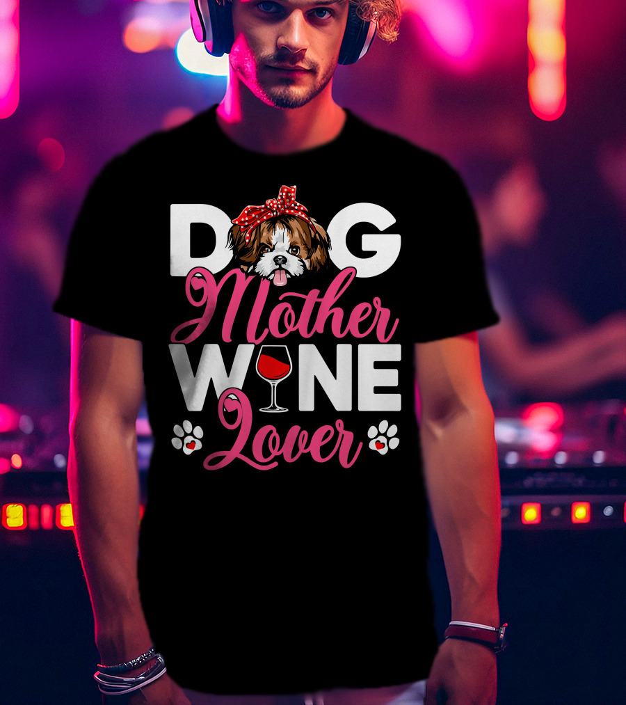 Cute Shih Tzu Dog Mother Lover T-Shirt