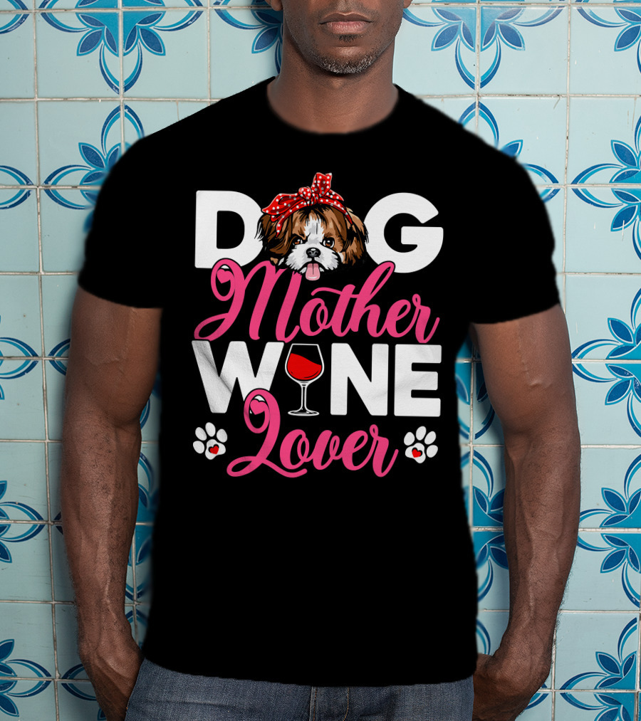 Cute Shih Tzu Dog Mother Lover T-Shirt