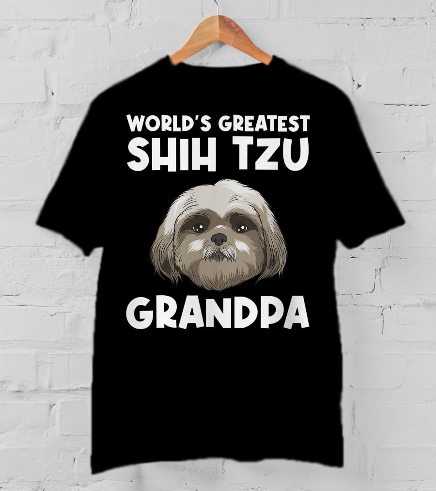 World's Greatest Shih Tzu Grandpa T-Shirt