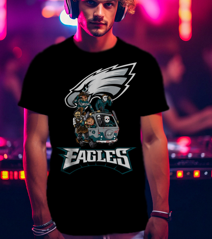 Eagles Horror Movies Edition Van Mashup T-Shirt