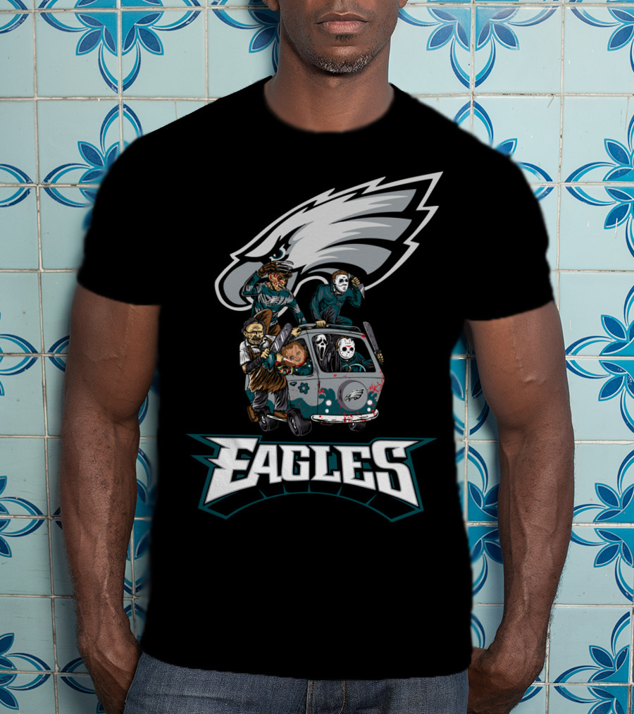 Eagles Horror Movies Edition Van Mashup T-Shirt