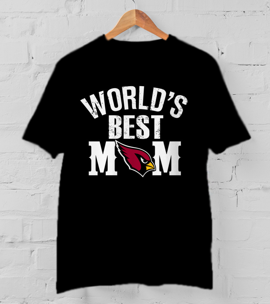 World's Best Mom Arizona Cardinals T-Shirt