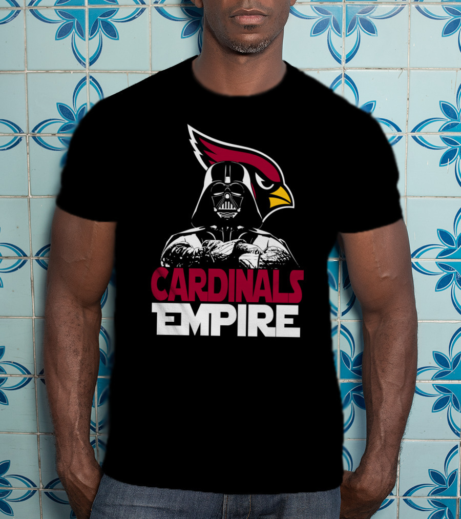 Arizona Cardinals Empire Darth Vader Crossover T-Shirt