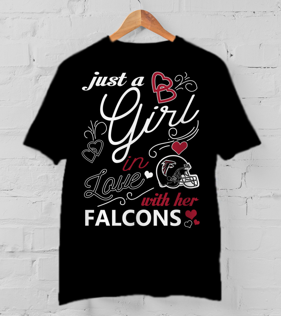 Just A Girl In Love With Her Falcons T-Shirt