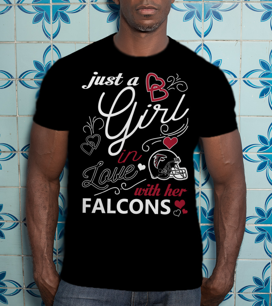 Just A Girl In Love With Her Falcons T-Shirt