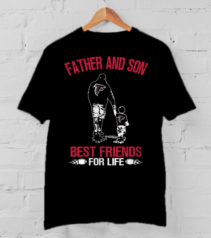 Father And Son Atlanta Falcons Best Friends For Life T-Shirt