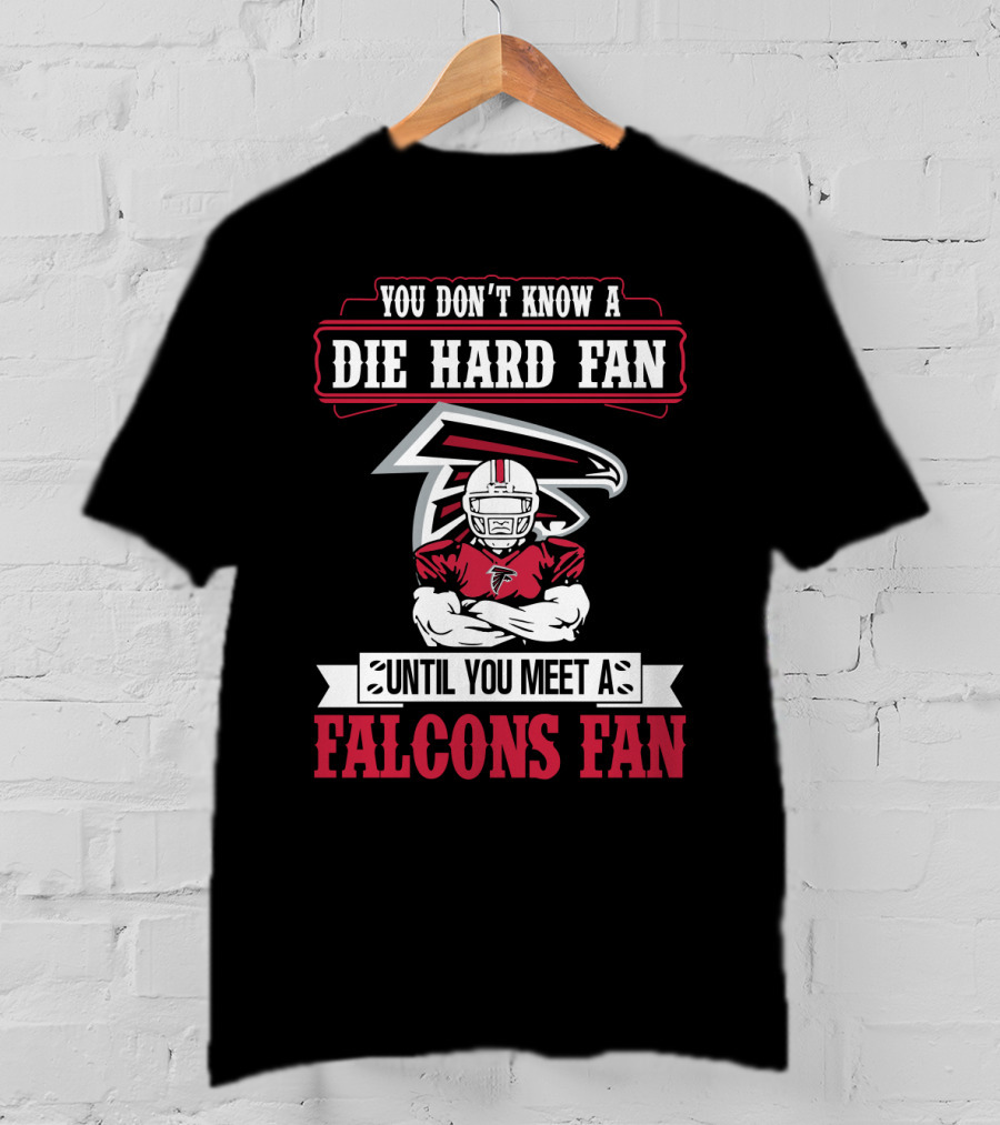 You Don't Know A Die Hard Fan Until You Meet A Falcons Fan Atlanta Falcons T-Shirt