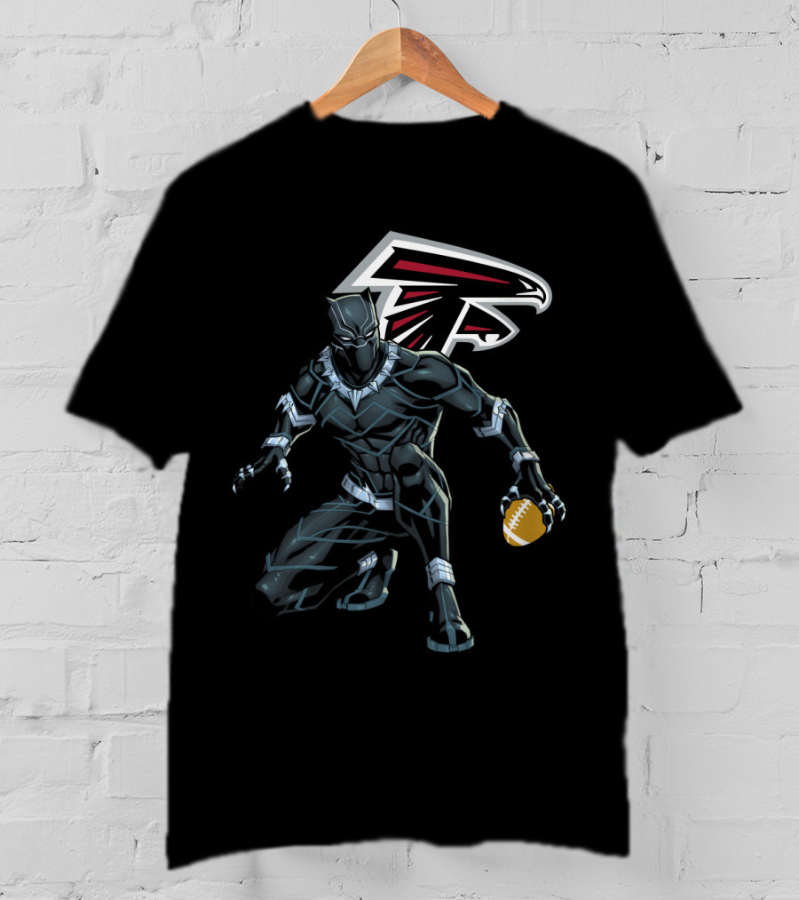 Atlanta Falcons Panther Football Crossover T-Shirt