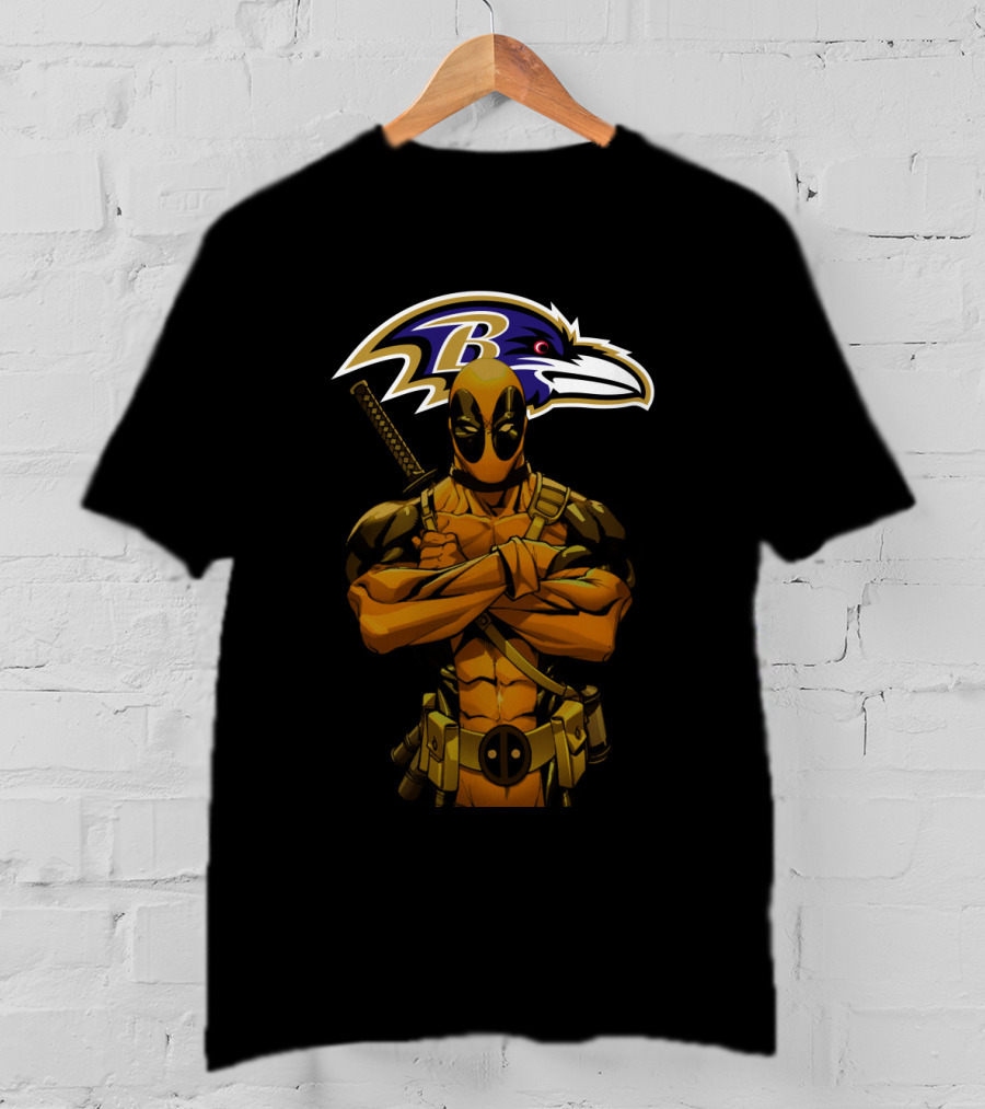 Baltimore Ravens Character Crossover T-Shirt