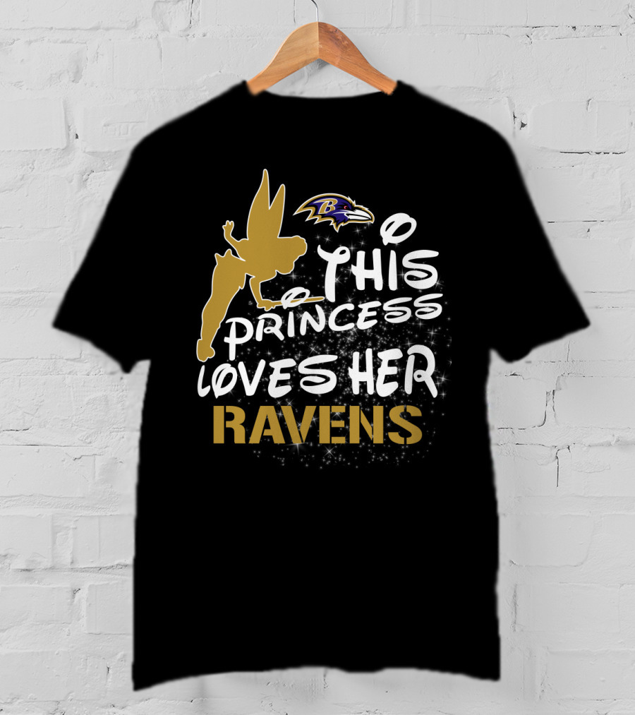 Baltimore Ravens This Princess Loves Her Ravens T-Shirt