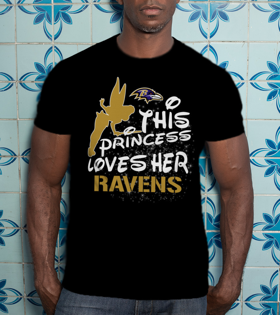 Baltimore Ravens This Princess Loves Her Ravens T-Shirt