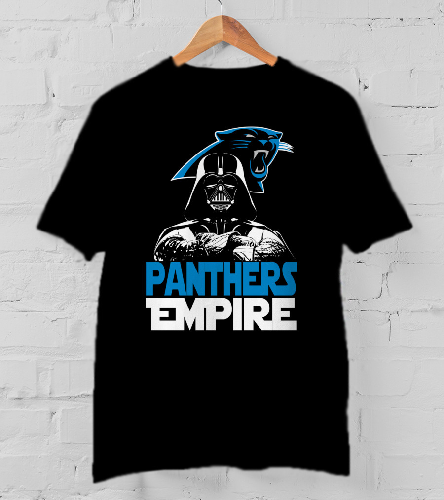 Panthers Empire Carolina Panthers Darth Vader T-Shirt