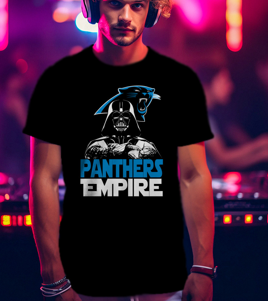 Panthers Empire Carolina Panthers Darth Vader T-Shirt