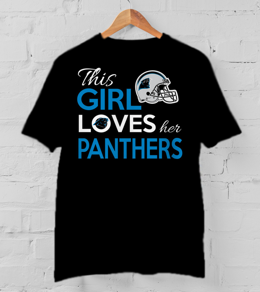 This Girl Loves Her Carolina Panthers T-Shirt
