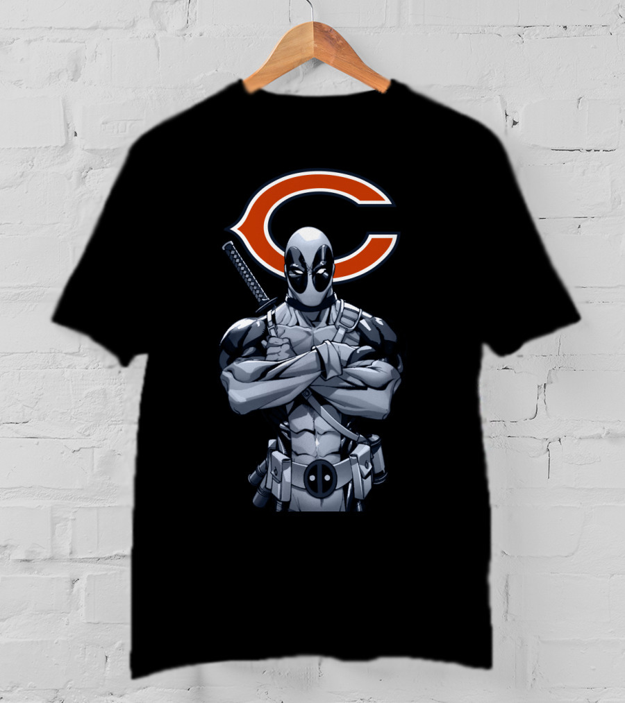 Chicago Bears Deadpool Crossover T-Shirt