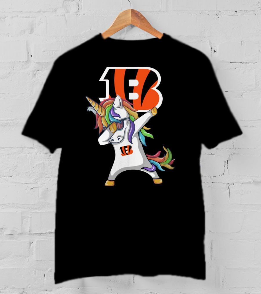 Cincinnati Bengals Dab Unicorn T-Shirt