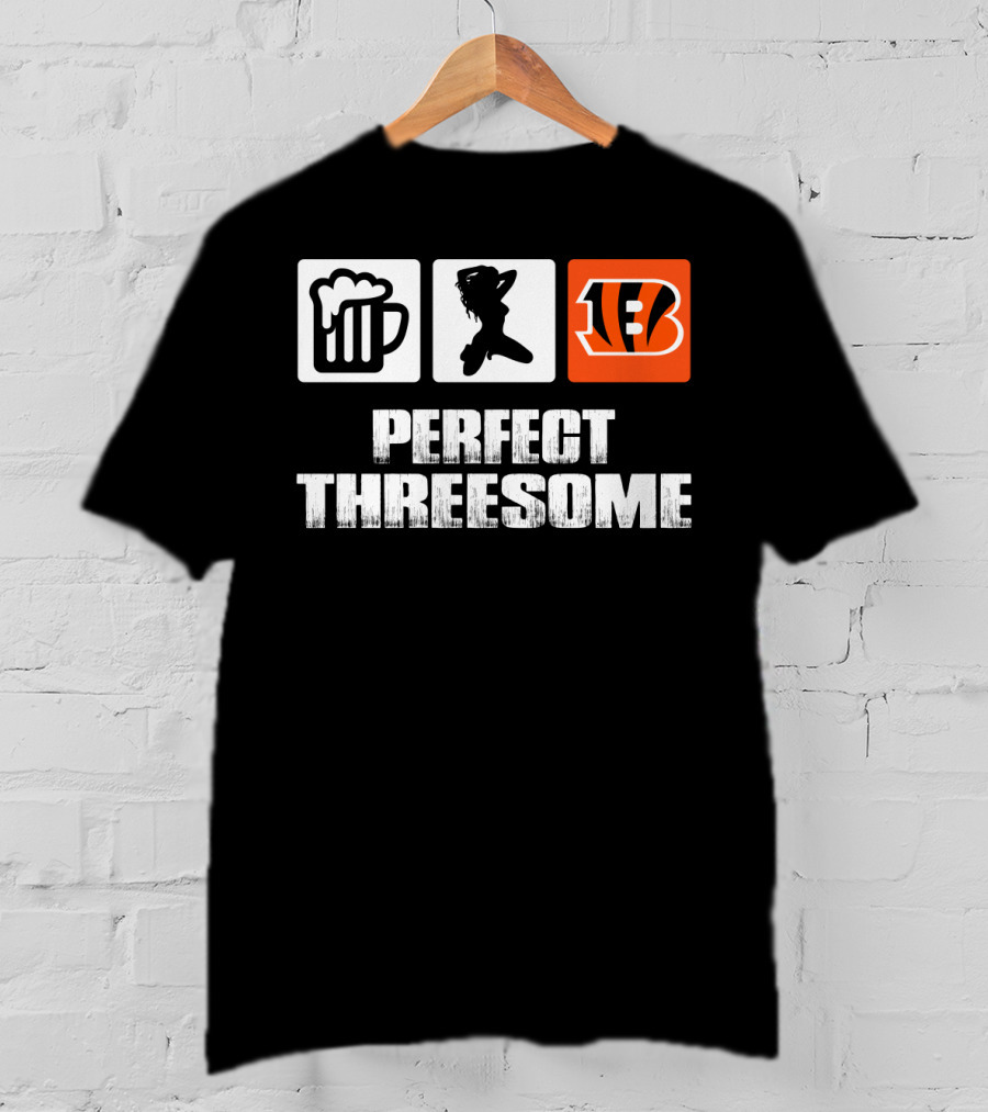 Beer Dance Cincinnati Bengals Perfect Threesome T-Shirt