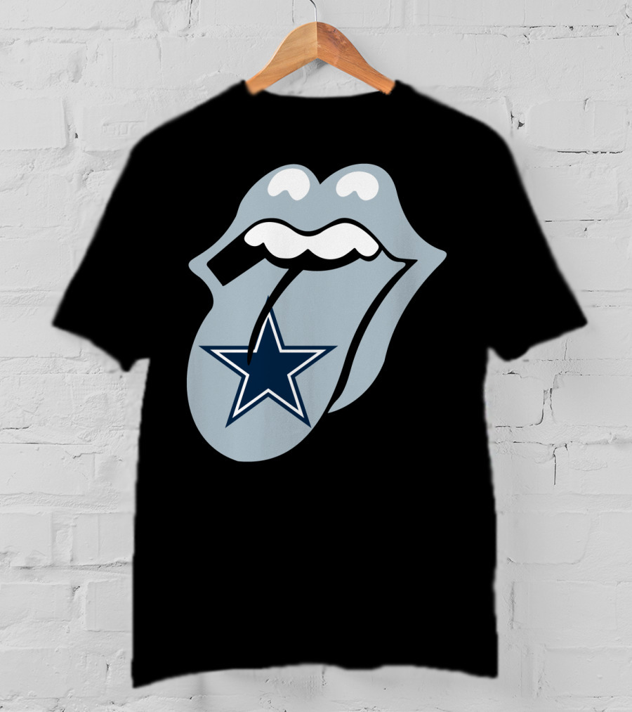 Dallas Cowboys Star With Tongue T-Shirt