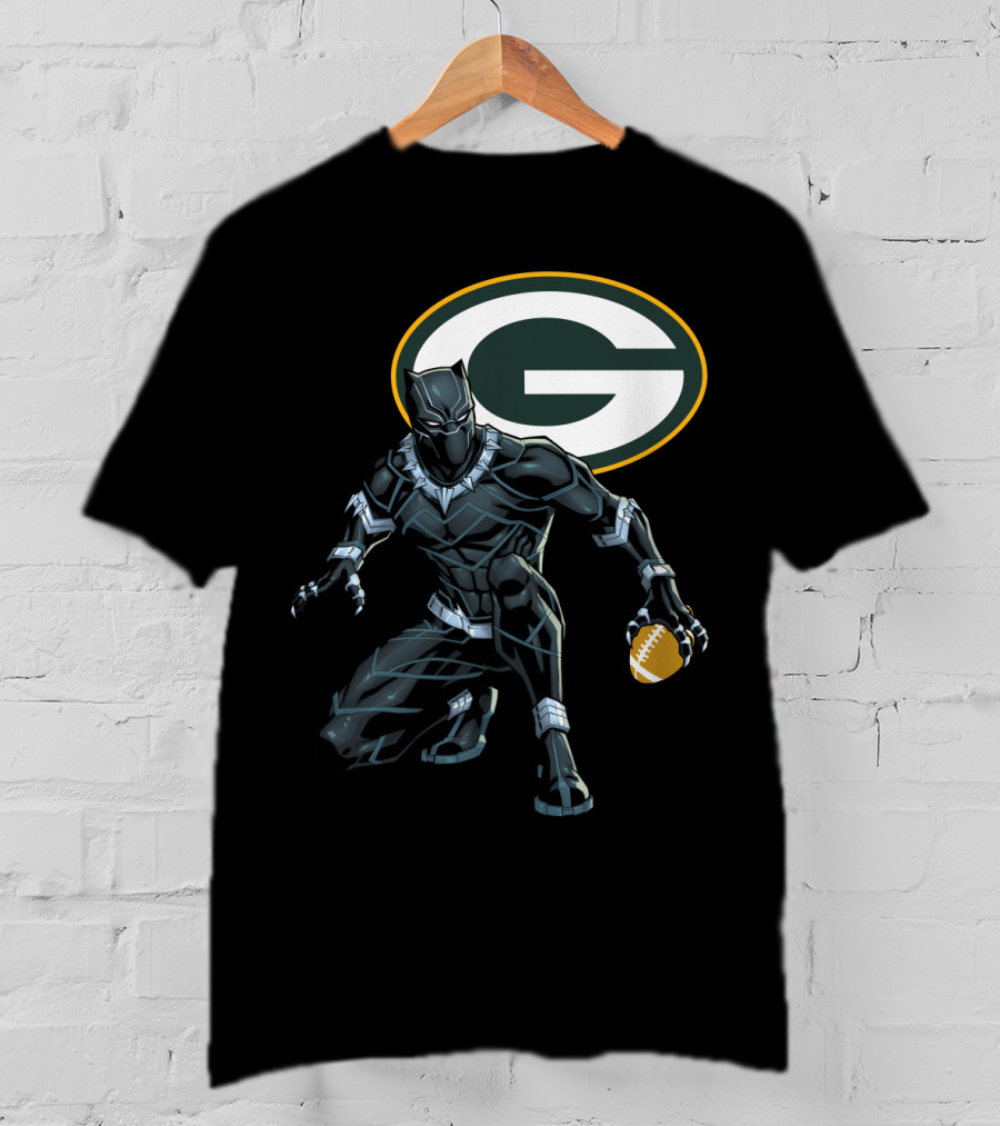 Green Bay Packers Football Superhero Crossover T-Shirt