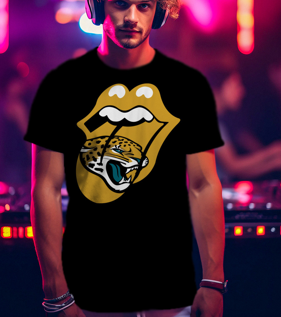 Jacksonville Jaguars Logo With Iconic Tongue T-Shirt