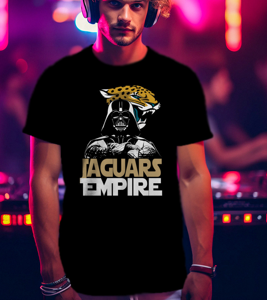 Jaguars Empire Jacksonville Jaguars Star Wars Darth Vader T-Shirt