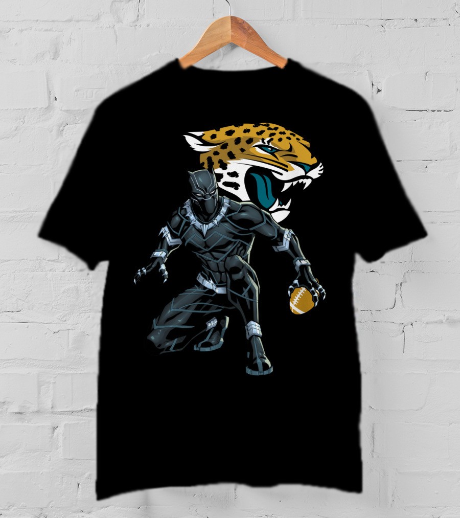 Jacksonville Jaguars Panther Crossover Football T-Shirt