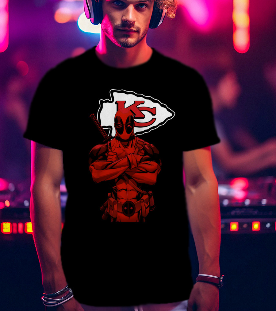 Kansas City Chiefs Kc Superhero Mashup T-Shirt