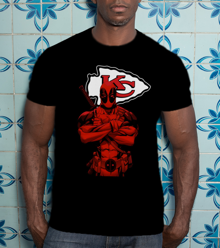 Kansas City Chiefs Kc Superhero Mashup T-Shirt