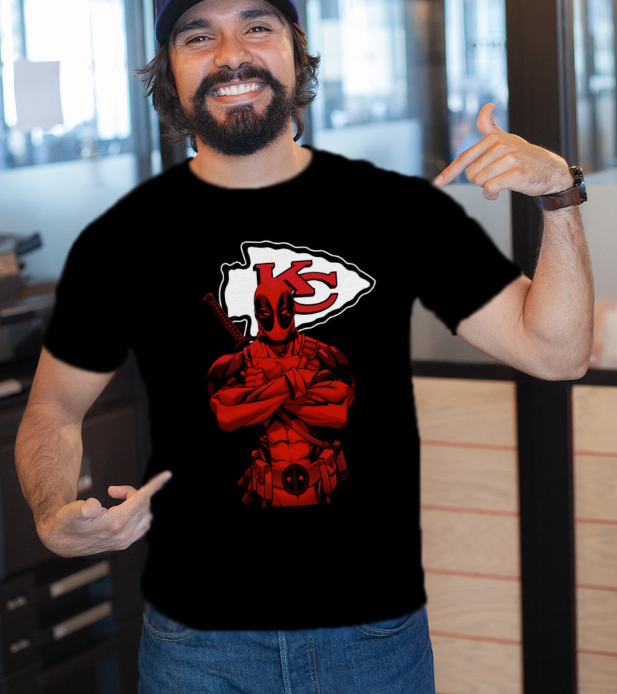 Kansas City Chiefs Kc Superhero Mashup T-Shirt