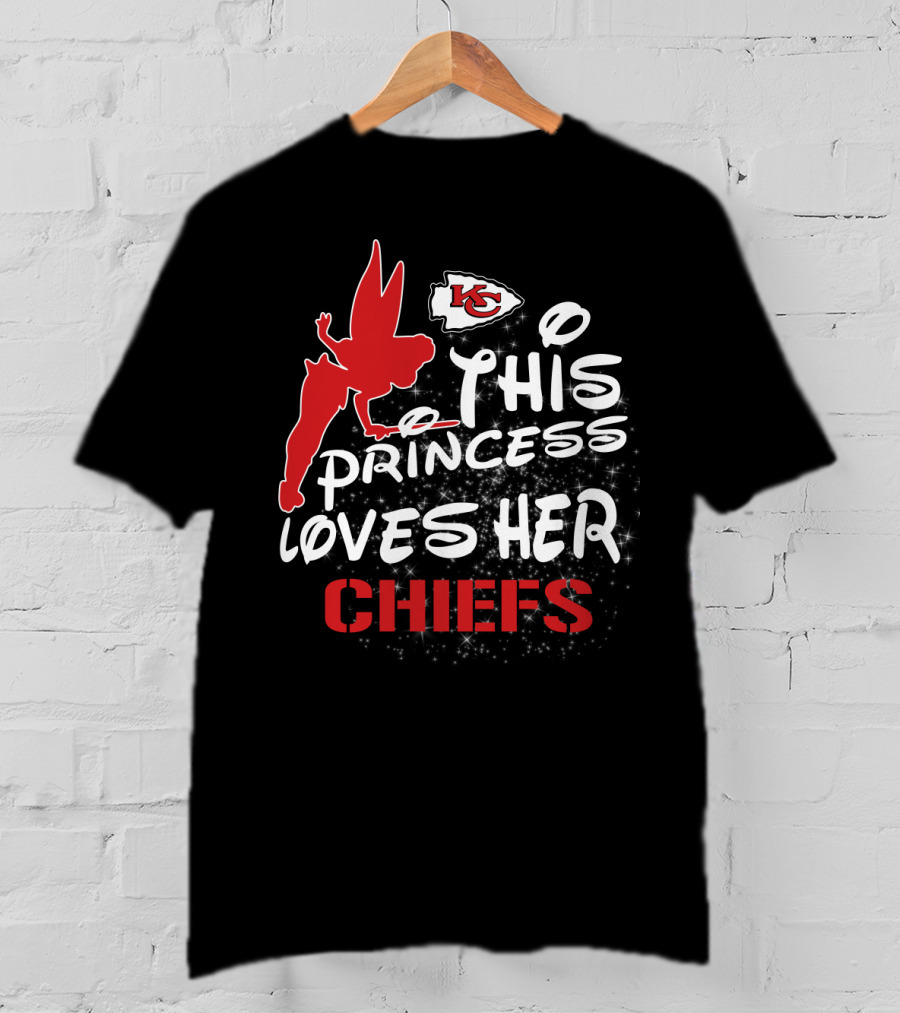 This Princess Loves Her Kansas City Chiefs T-Shirt