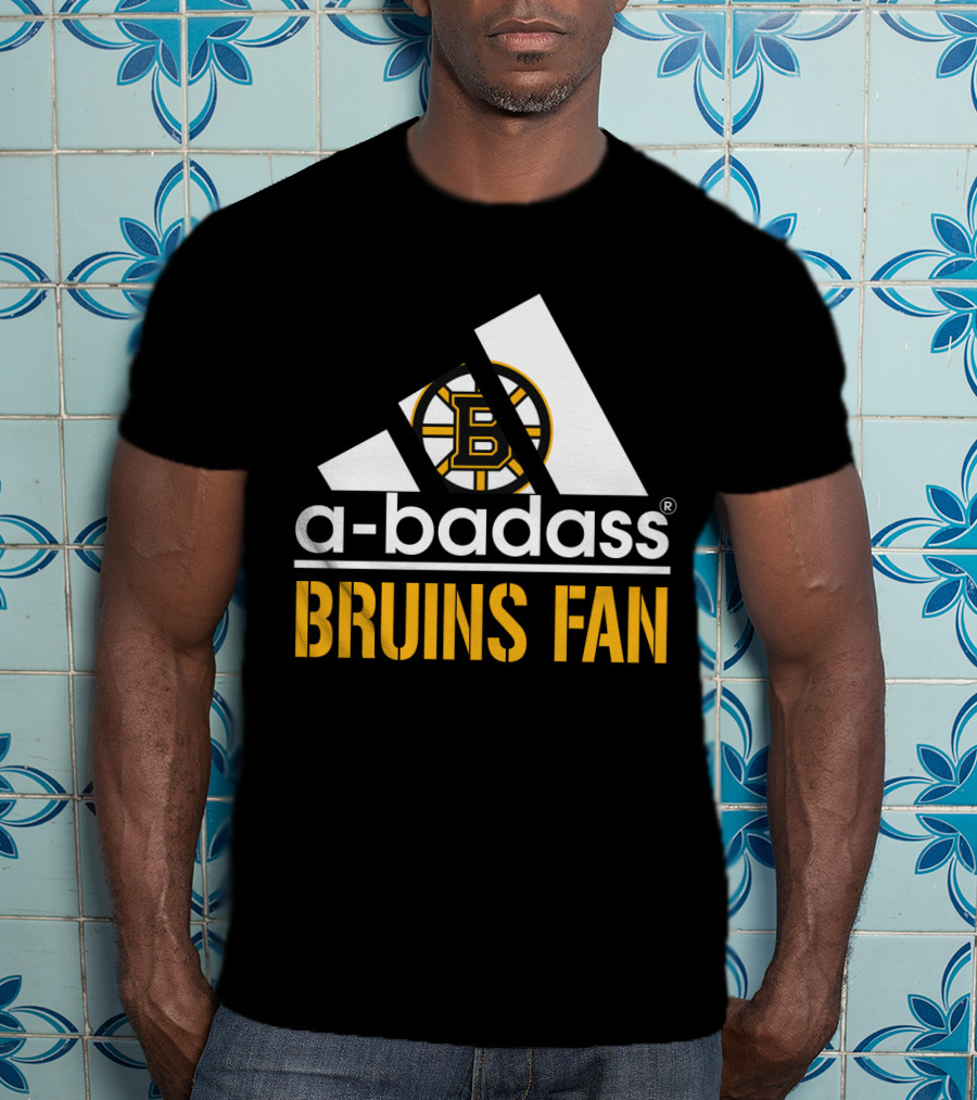 A-Badass Bruins Fan Boston Bruins T-Shirt