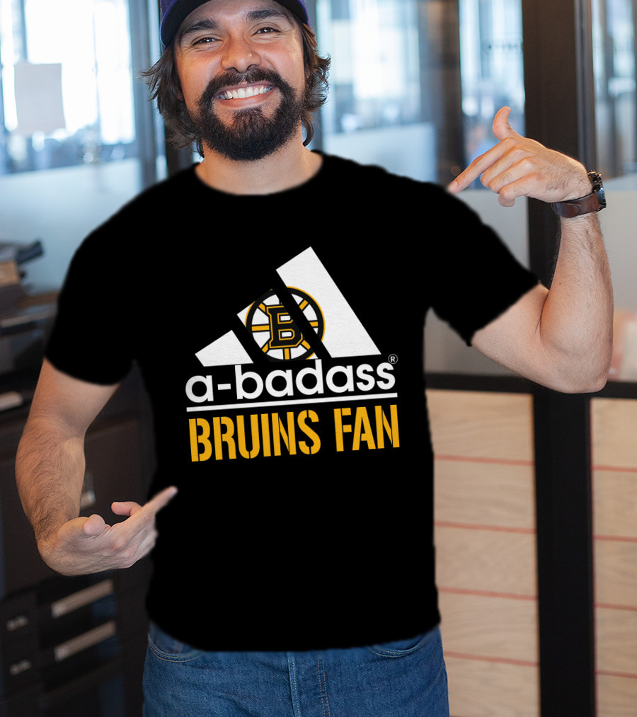 A-Badass Bruins Fan Boston Bruins T-Shirt