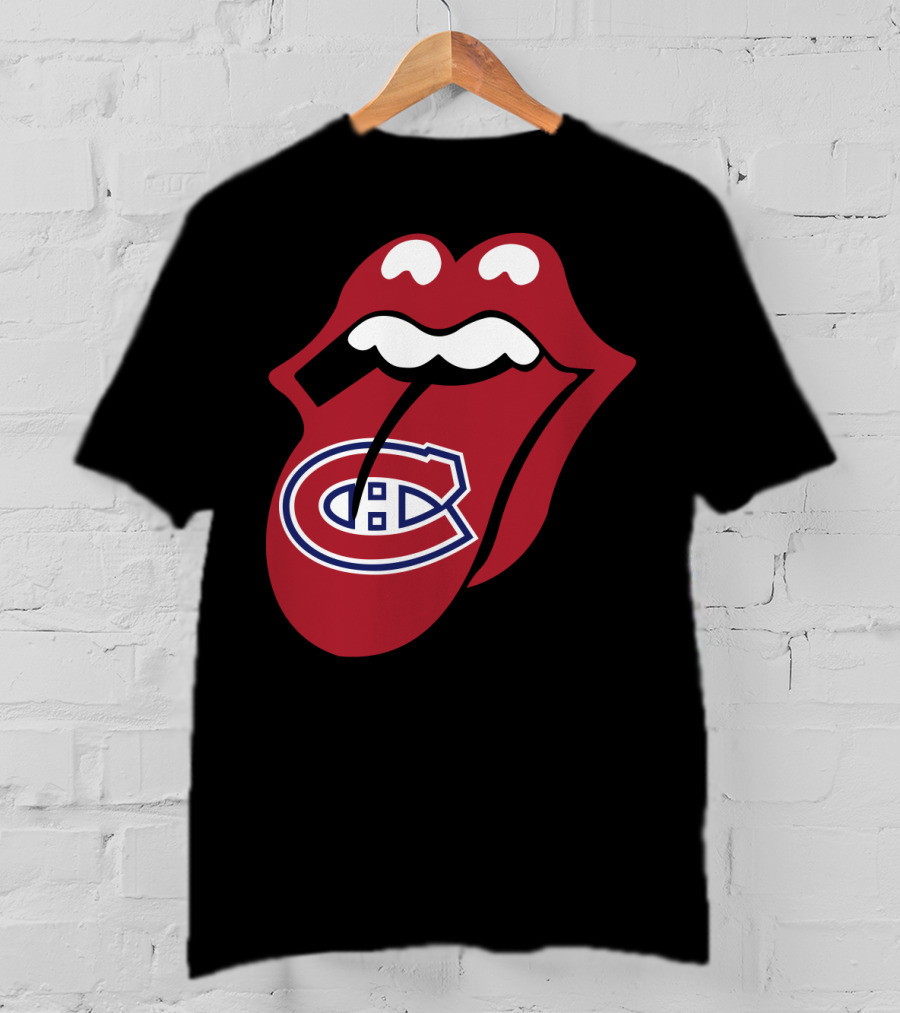Montreal Canadiens Logo With Iconic Tongue And Lips T-Shirt