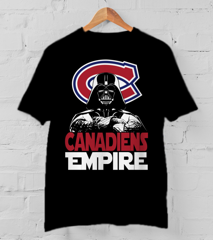 Montreal Canadiens Empire Darth Vader T-Shirt