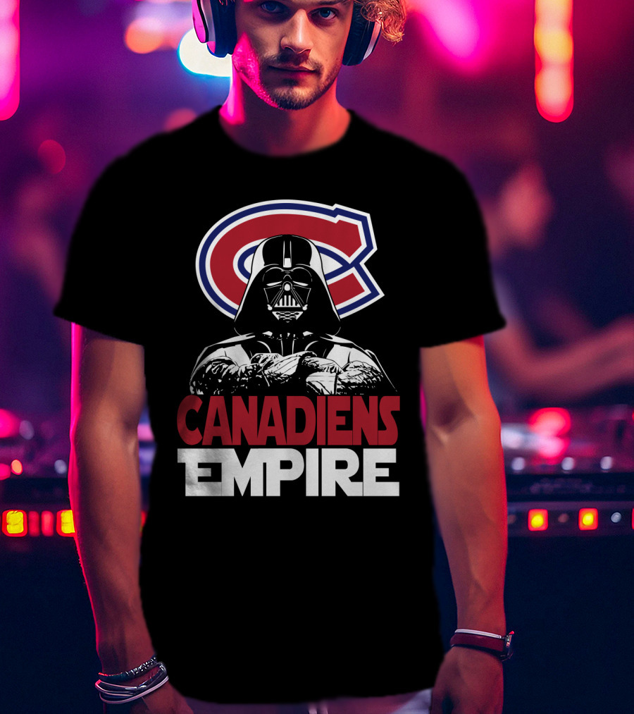 Montreal Canadiens Empire Darth Vader T-Shirt