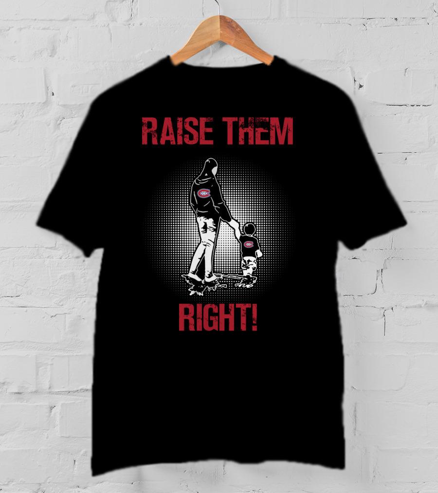 Raise Them Right Montreal Canadiens Walking Duo T-Shirt