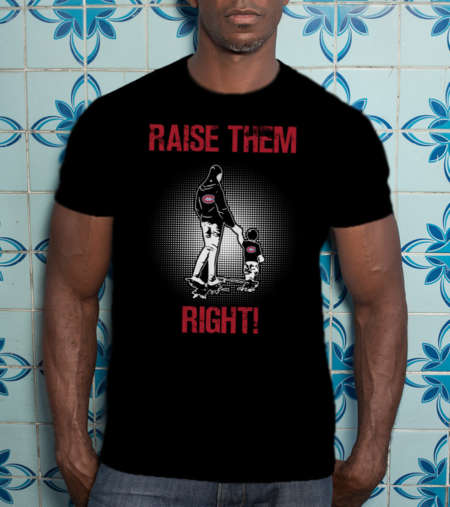 Raise Them Right Montreal Canadiens Walking Duo T-Shirt