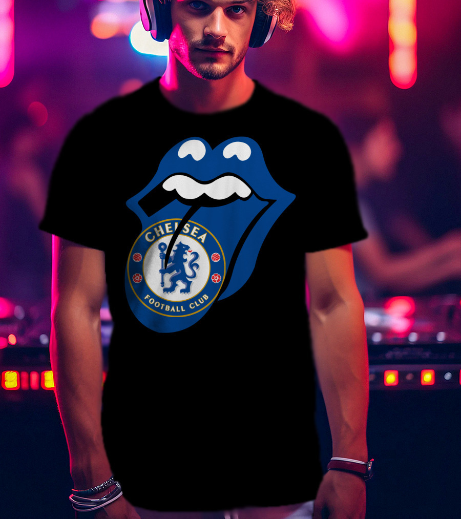 Chelsea Football Club Blue Tongue T-Shirt