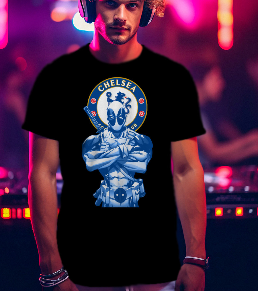 Chelsea Football Club Superhero Crossover T-Shirt