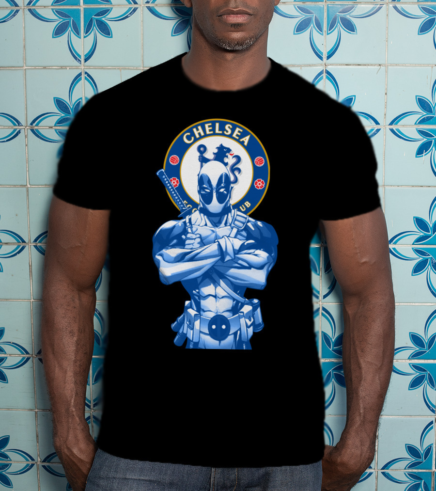 Chelsea Football Club Superhero Crossover T-Shirt